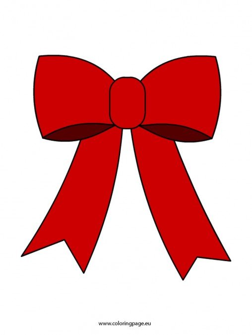 Cute Bow | Coloring Page