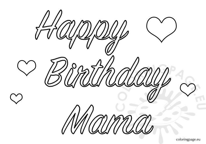 happy birthday mama