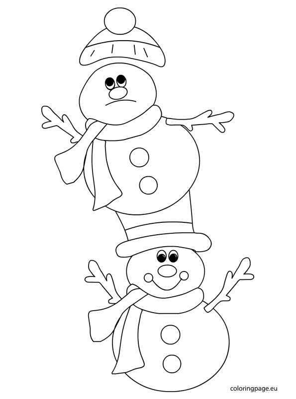 two-snowmen