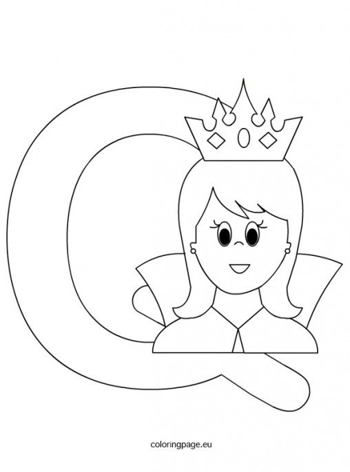 Alphabet – Page 2 – Coloring Page