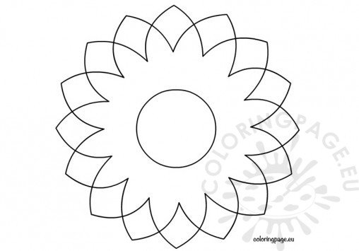 Flowers Clipart Black And White – Coloring Page