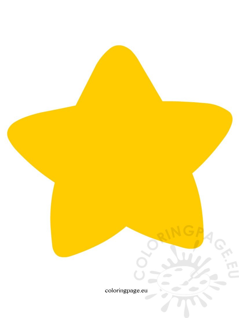 yellow-star-template-printable