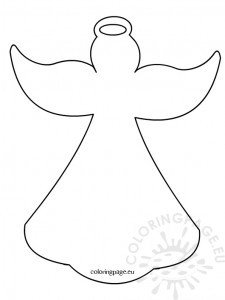 Angel templates printable – Coloring Page