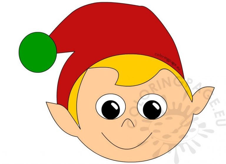 christmas-elf-mask-coloring-page