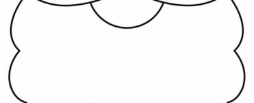 santa beard template