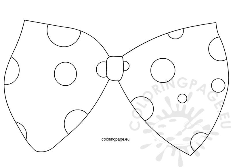 large-clown-bow-tie-template-coloring-page