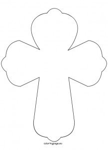 Printable Cross Picture | Coloring Page