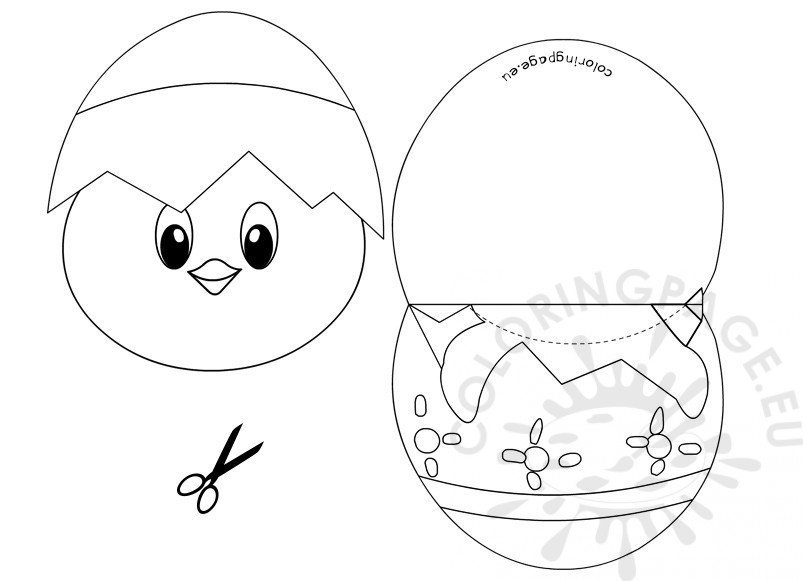 Easter Craft for Children | Coloring Page