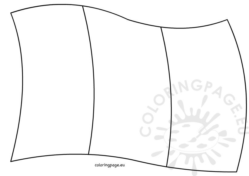 Ireland Flag free printable – Coloring Page