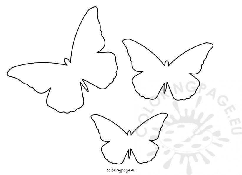 Butterfly Cut Out Template