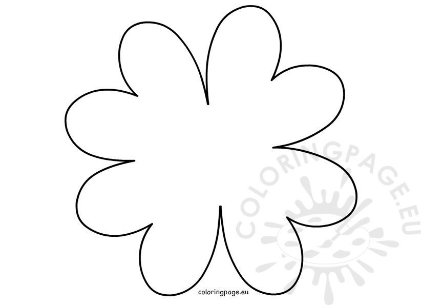Printable Flower Pattern - Coloring Page