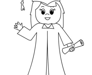 cute graduate girl