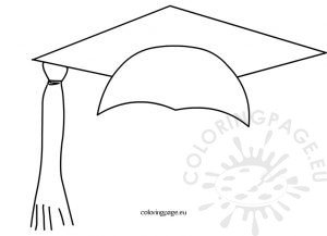Graduation Hat Images | Coloring Page