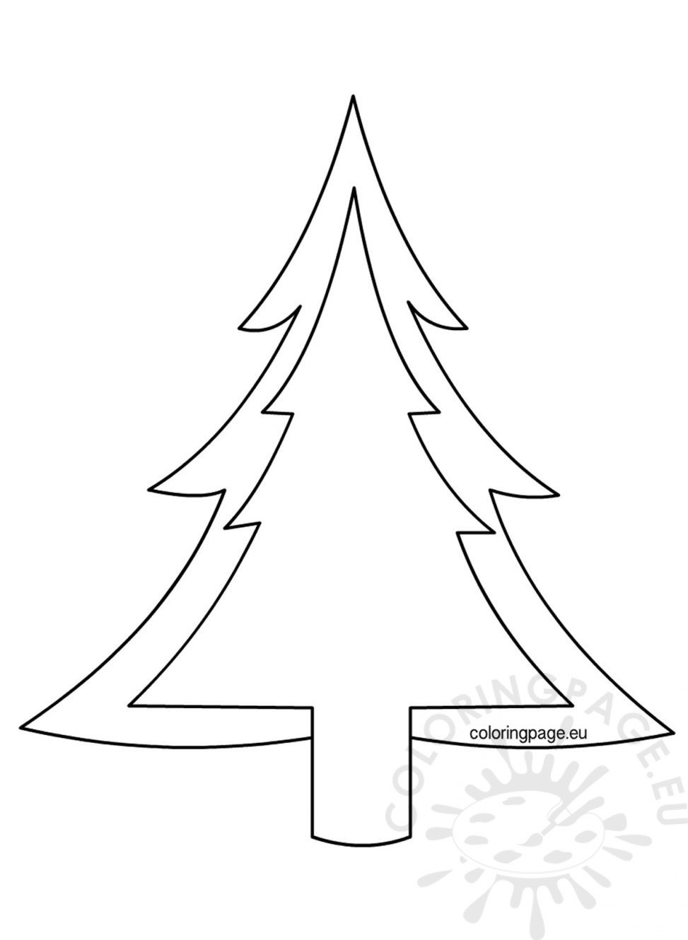 christmas-tree-outline-pattern-coloring-page