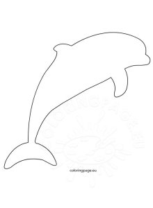 Dolphin pattern for crafts | Coloring Page