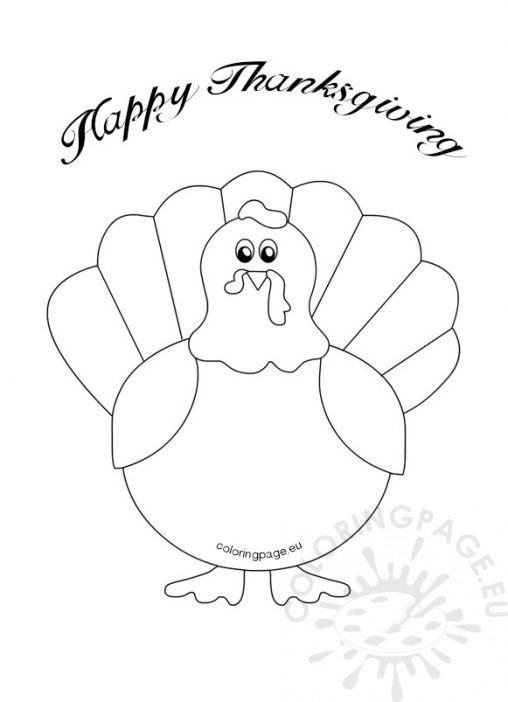 Happy thanksgiving coloring pages to download and print ...