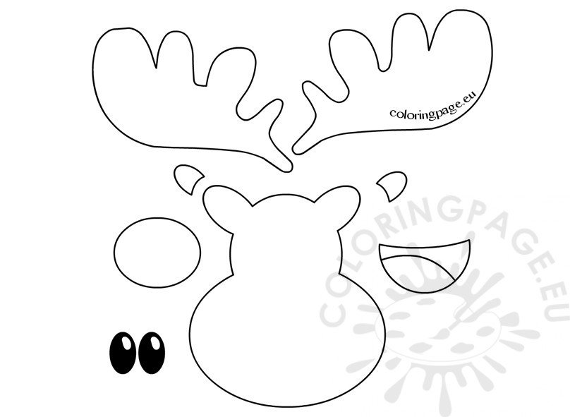 Christmas Pattern Rudolph Reindeer