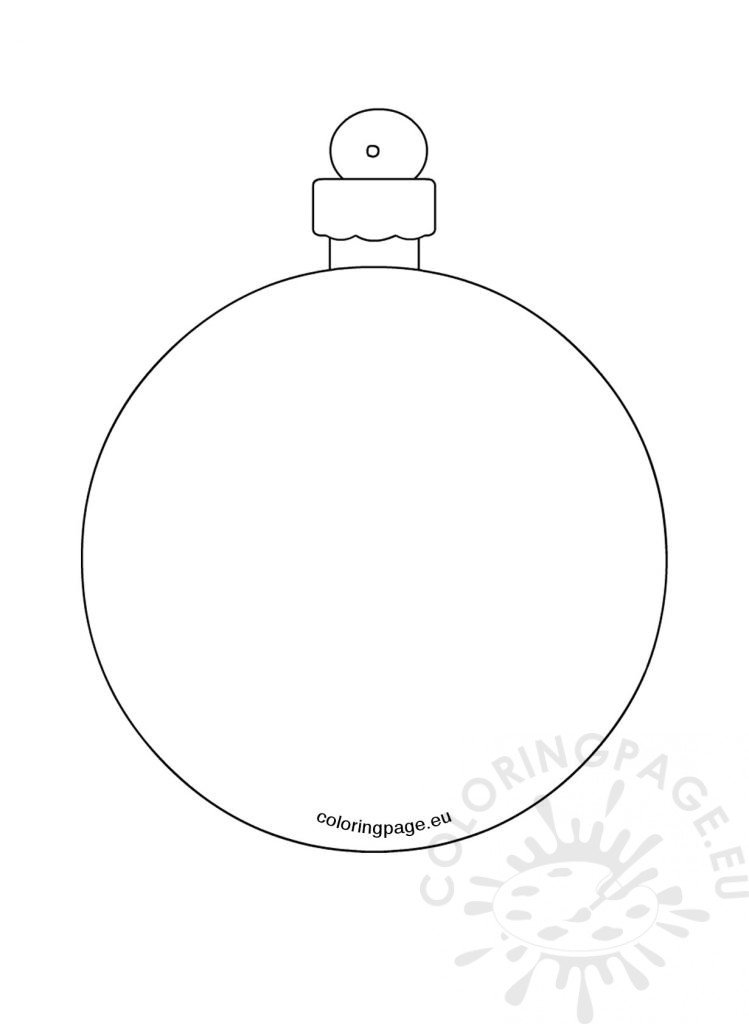 Christmas Tree Bauble | Coloring Page