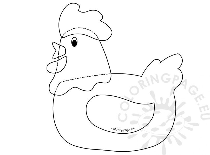 Decorative Easter chick pattern