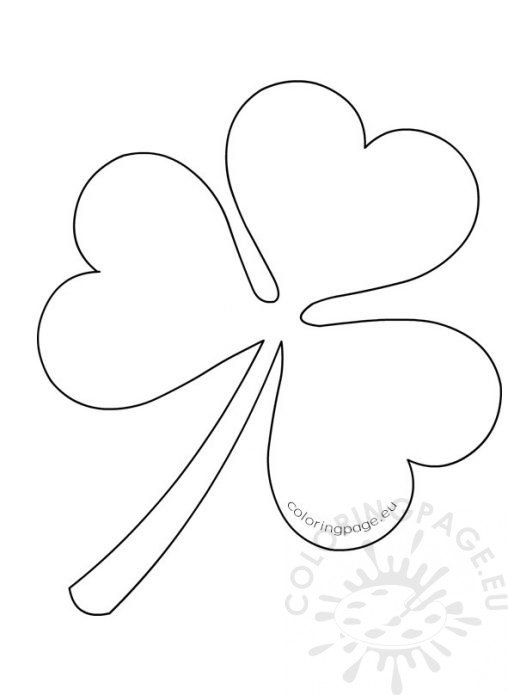 three-leaf-clover-pattern-coloring-page
