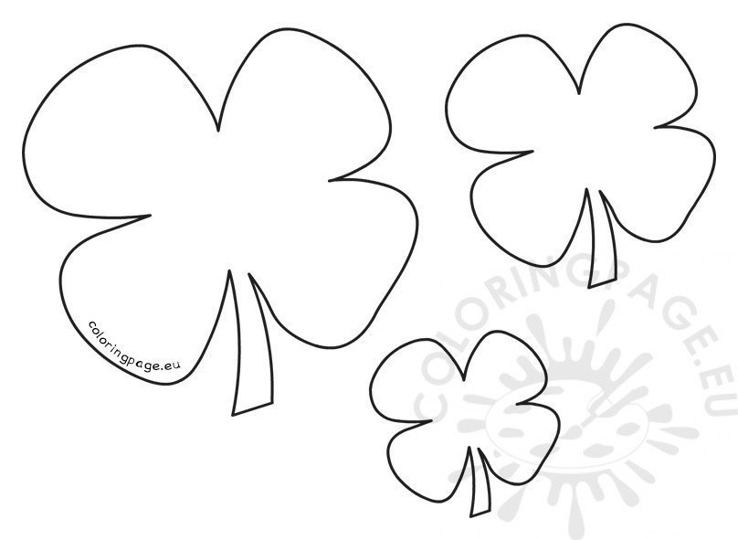 four-leaf-clover-pattern-preschool-coloring-page