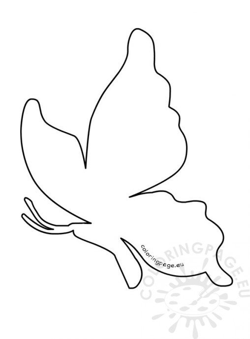 Butterfly Outline Coloring Pages printable | Coloring Page