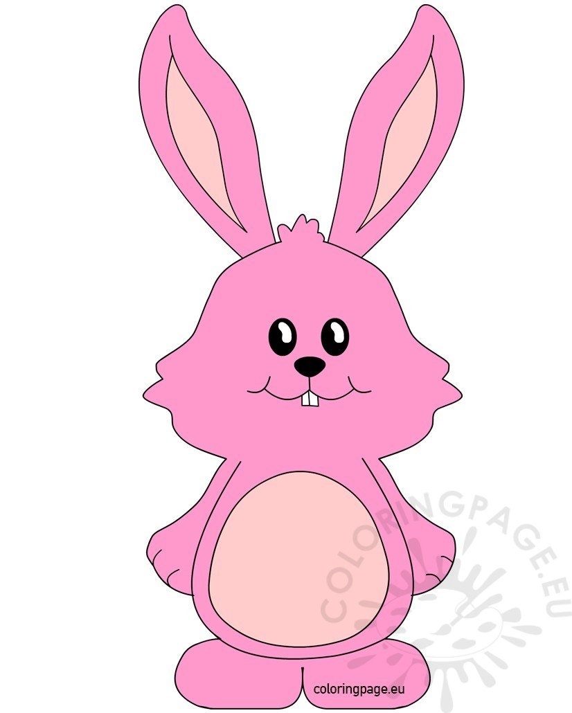 cute pink bunny rabbit