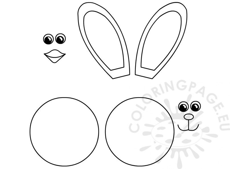 easte bunny easter chick templates