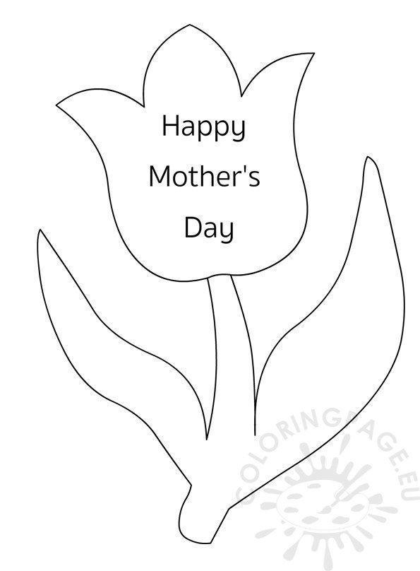 Tulip Happy Mother's Day gift card