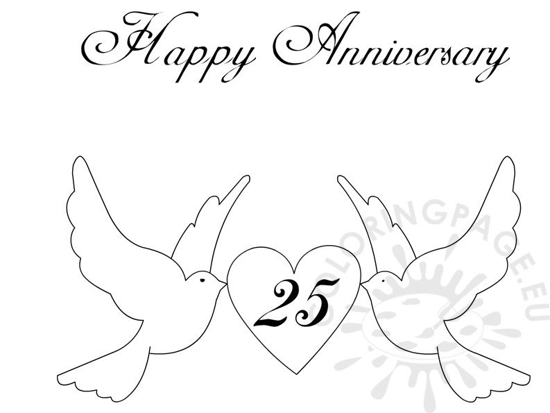 happy-25th-anniversary-card-coloring-page