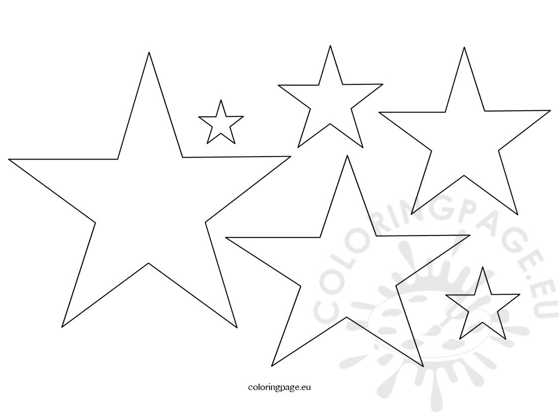 5 pointed star shape