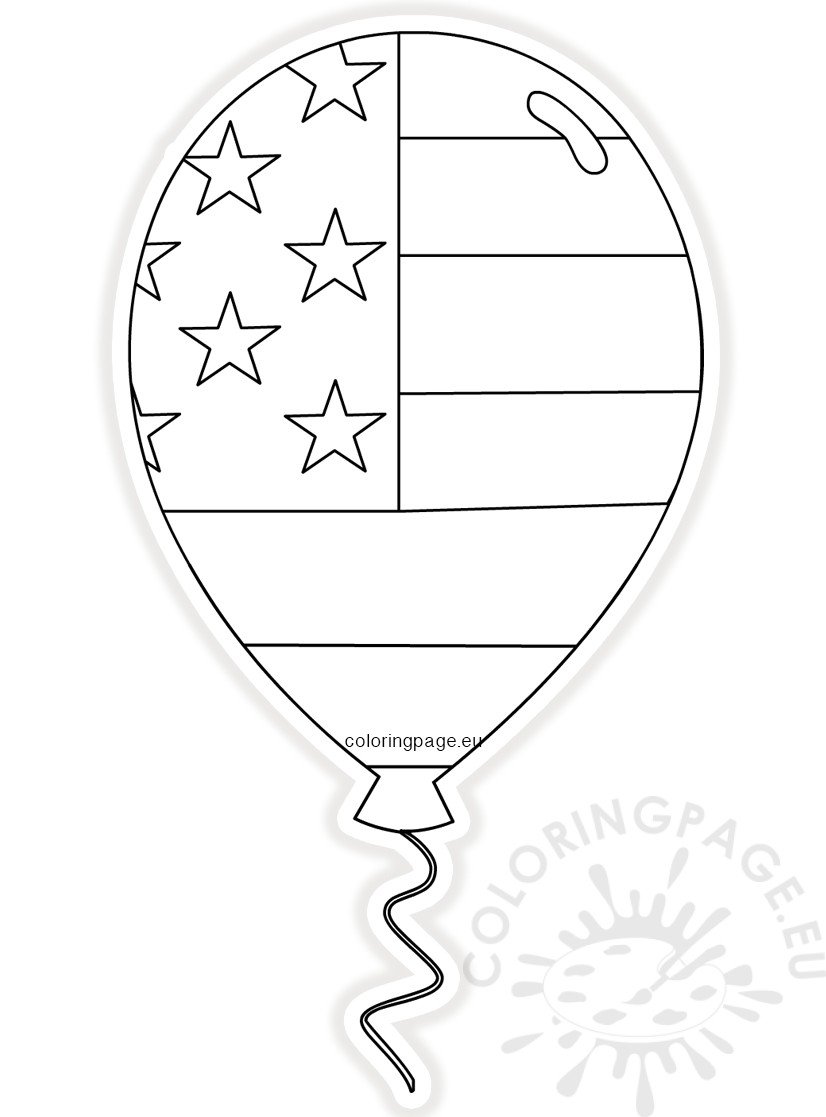 american flag balloon2