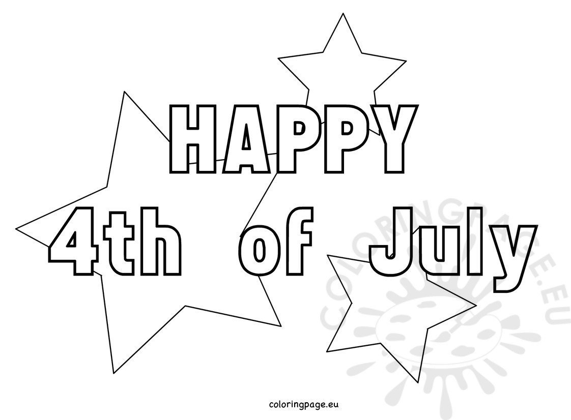 happy july 4th stars