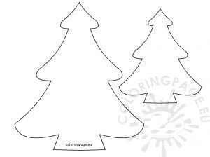 Christmas tree pattern printable | Coloring Page