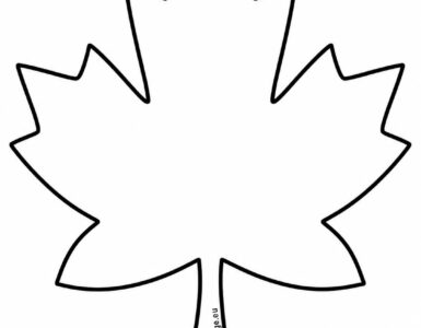 maple leaf shape