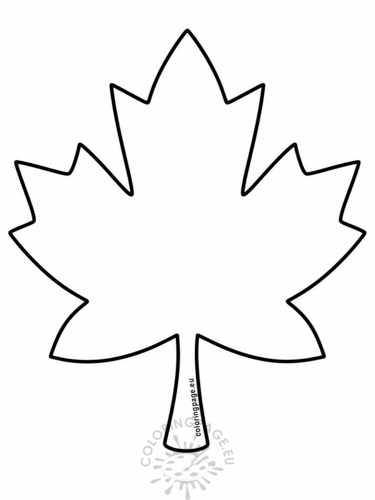 maple leaf shape