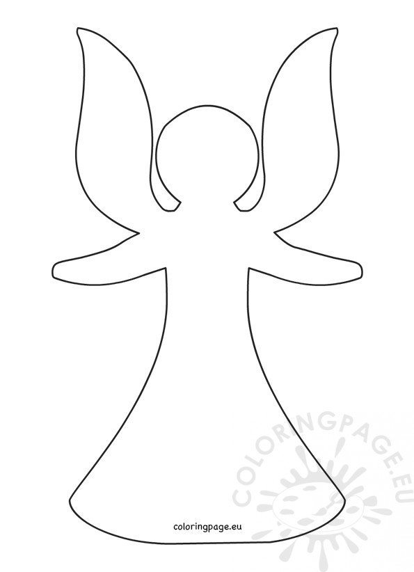 angel cut out template