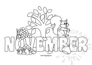 november4 – Coloring Page