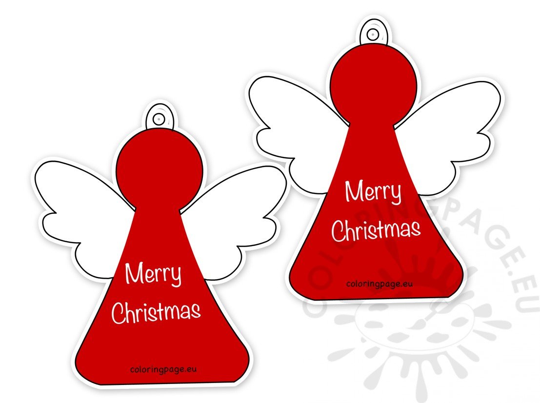 Printable Merry Christmas Decoration | Coloring Page