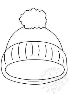 Kindergarten Printable hat template | Coloring Page