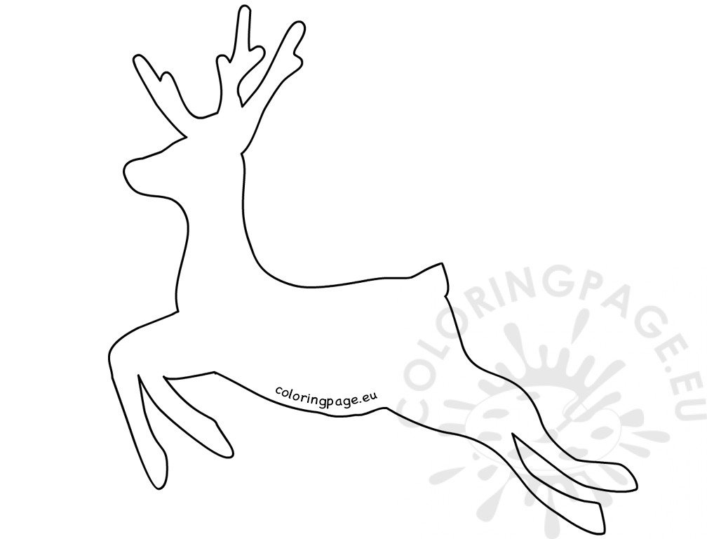 silhouette reindeer