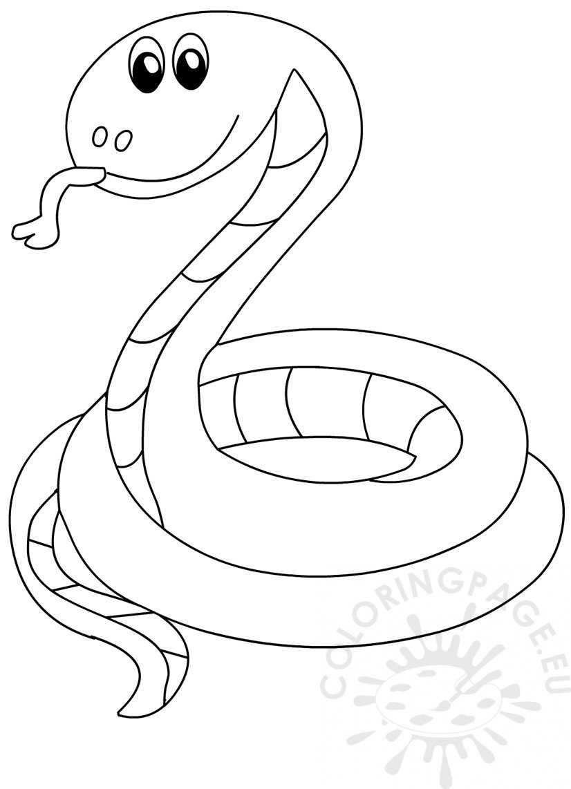  Snake Picture To Color