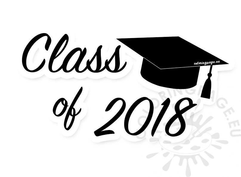 Class of 2018 Graduation Clip Art