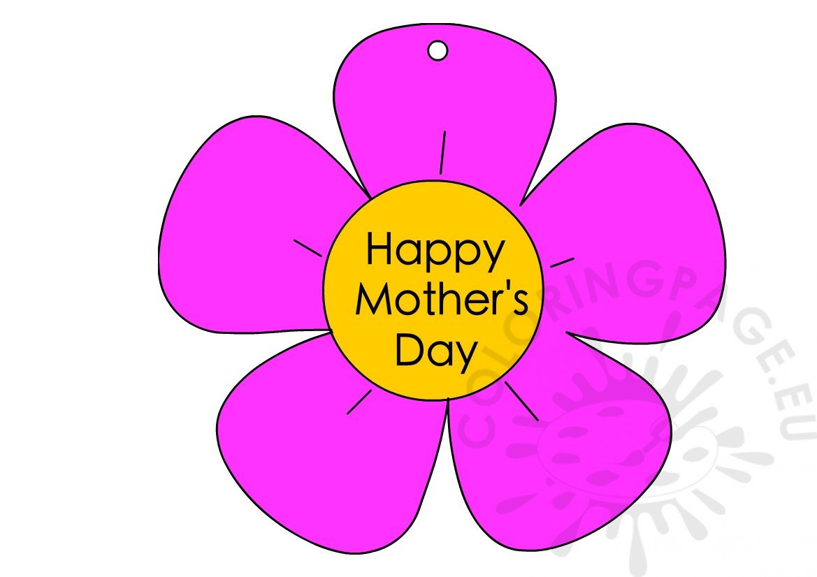 flower shaped mothers day
