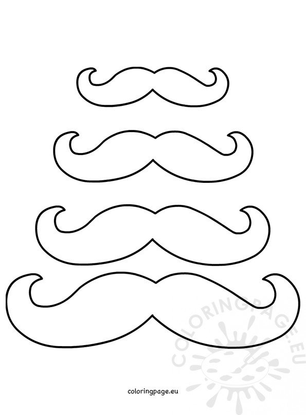 mustache printables