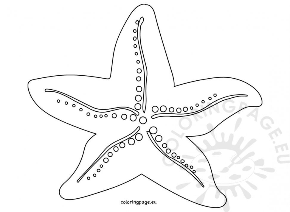 Free Printable Starfish Coloring Pages Coloring Pages