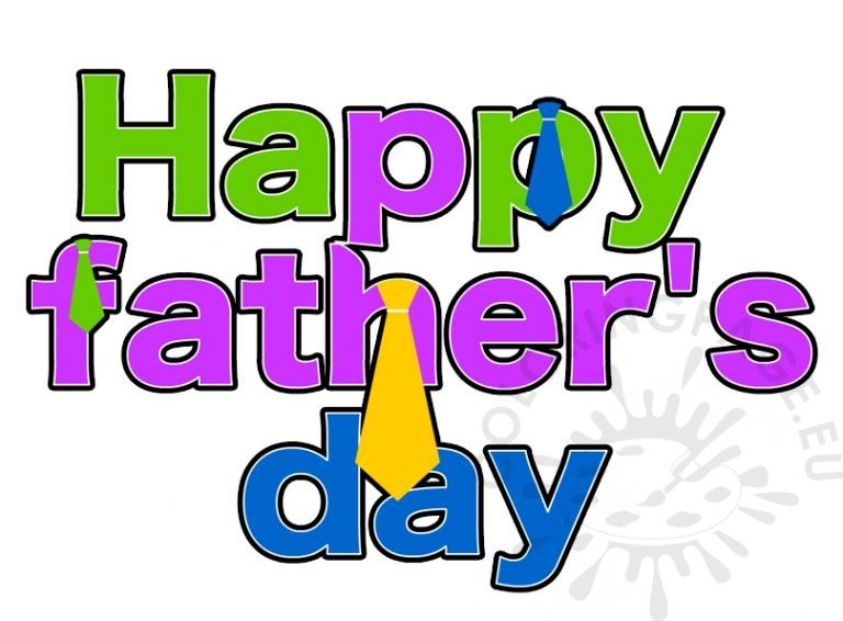 Happy Father's Day 2024 Coloring Page