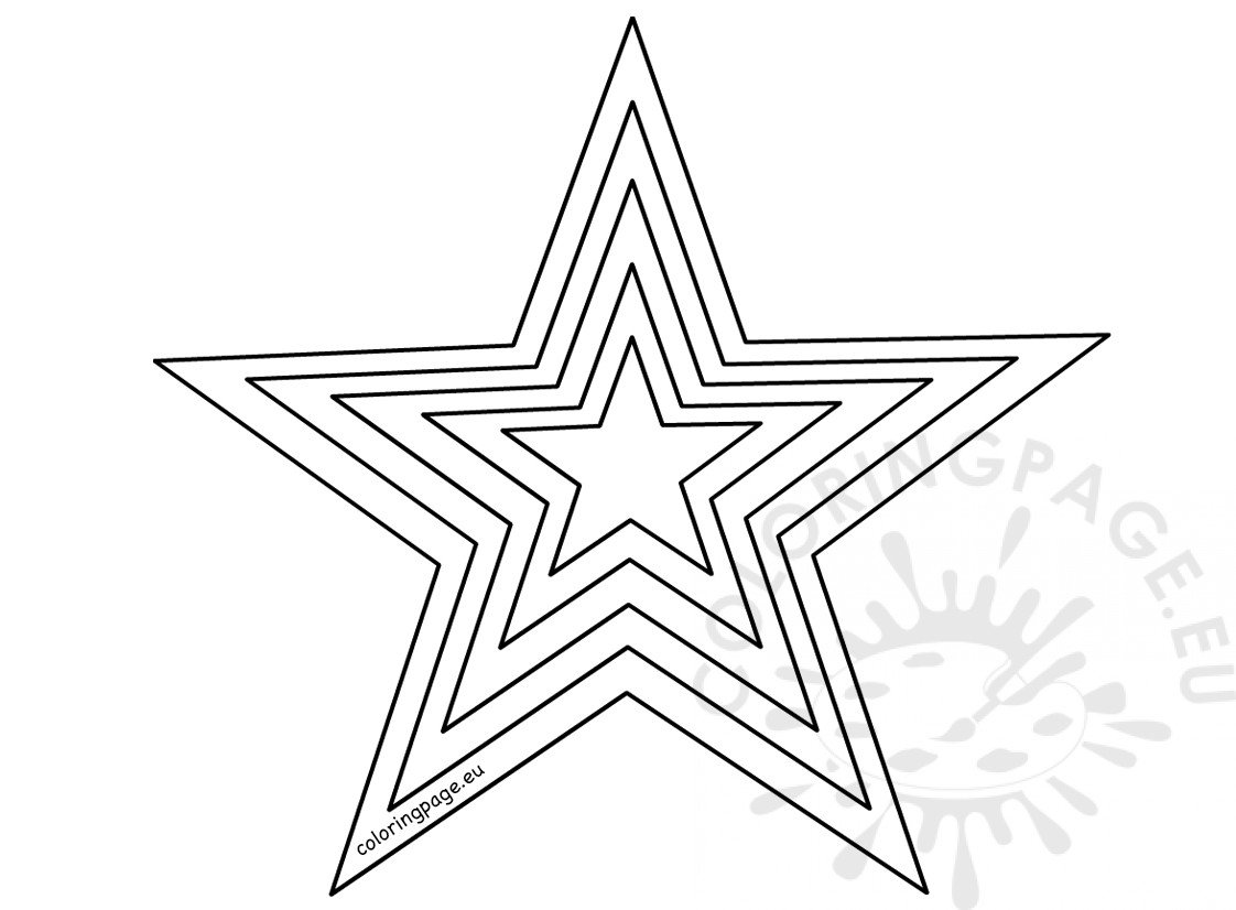 size star template