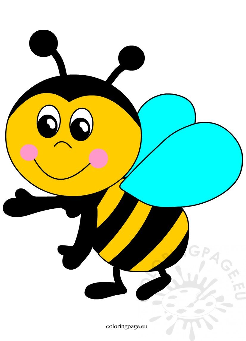bee cartoon vector image