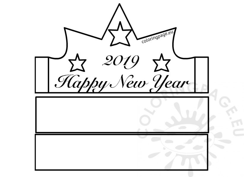 2019 happy new year crown2